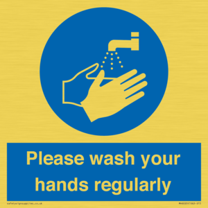 Please wash your hands regularly